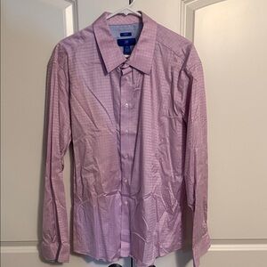 Egara Purple Checkered Dress Shirt